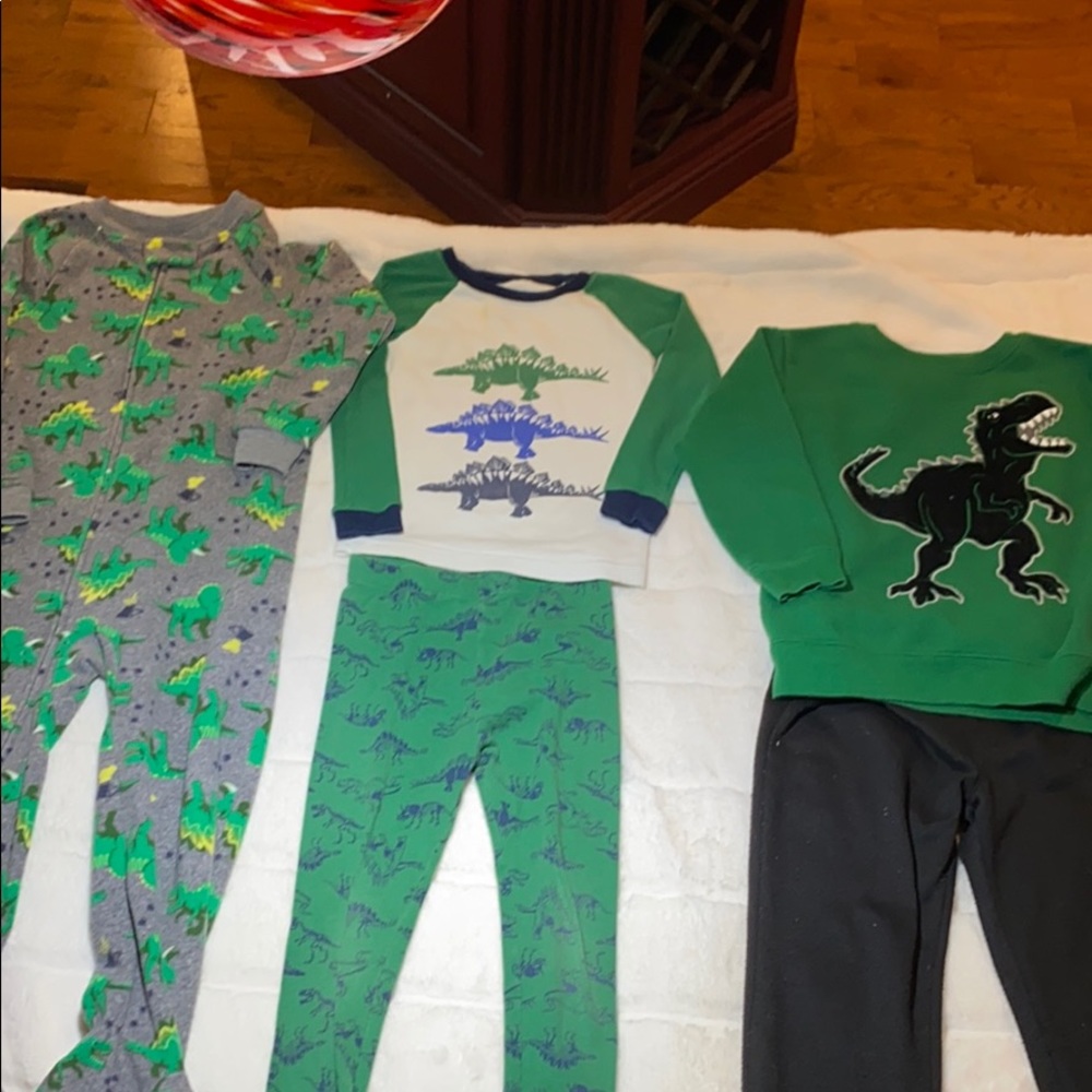 Lot of Boys 4T Clothes with Dinosaurs
